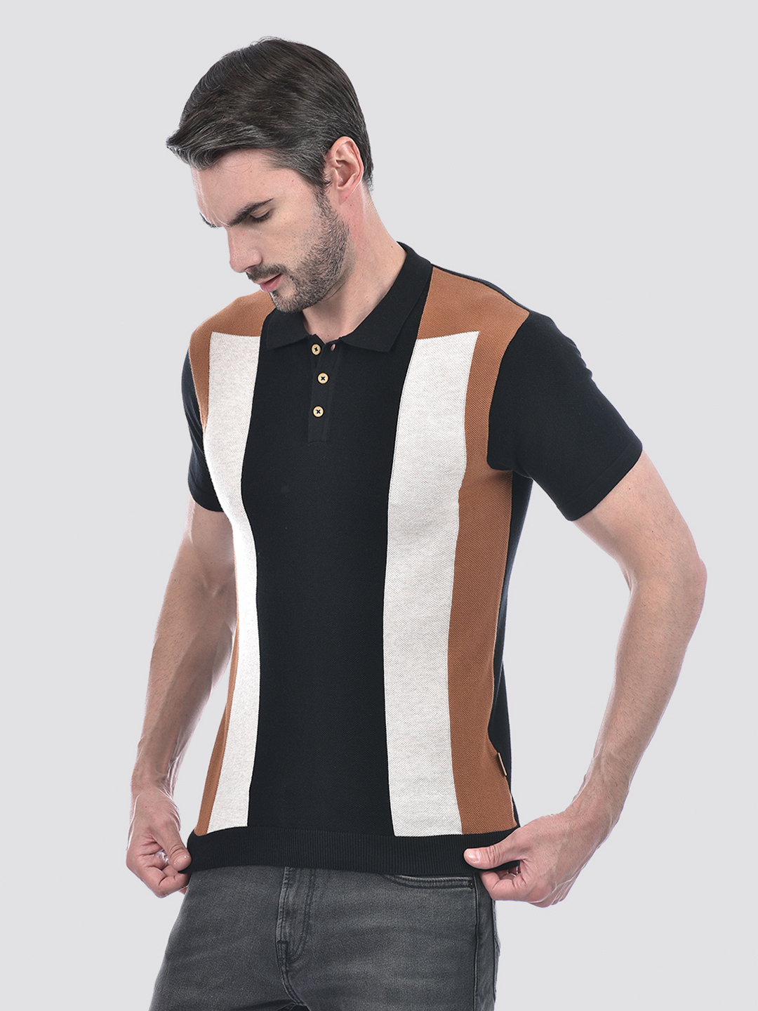 Numero Uno Men Color Block Multicolor T-Shirt